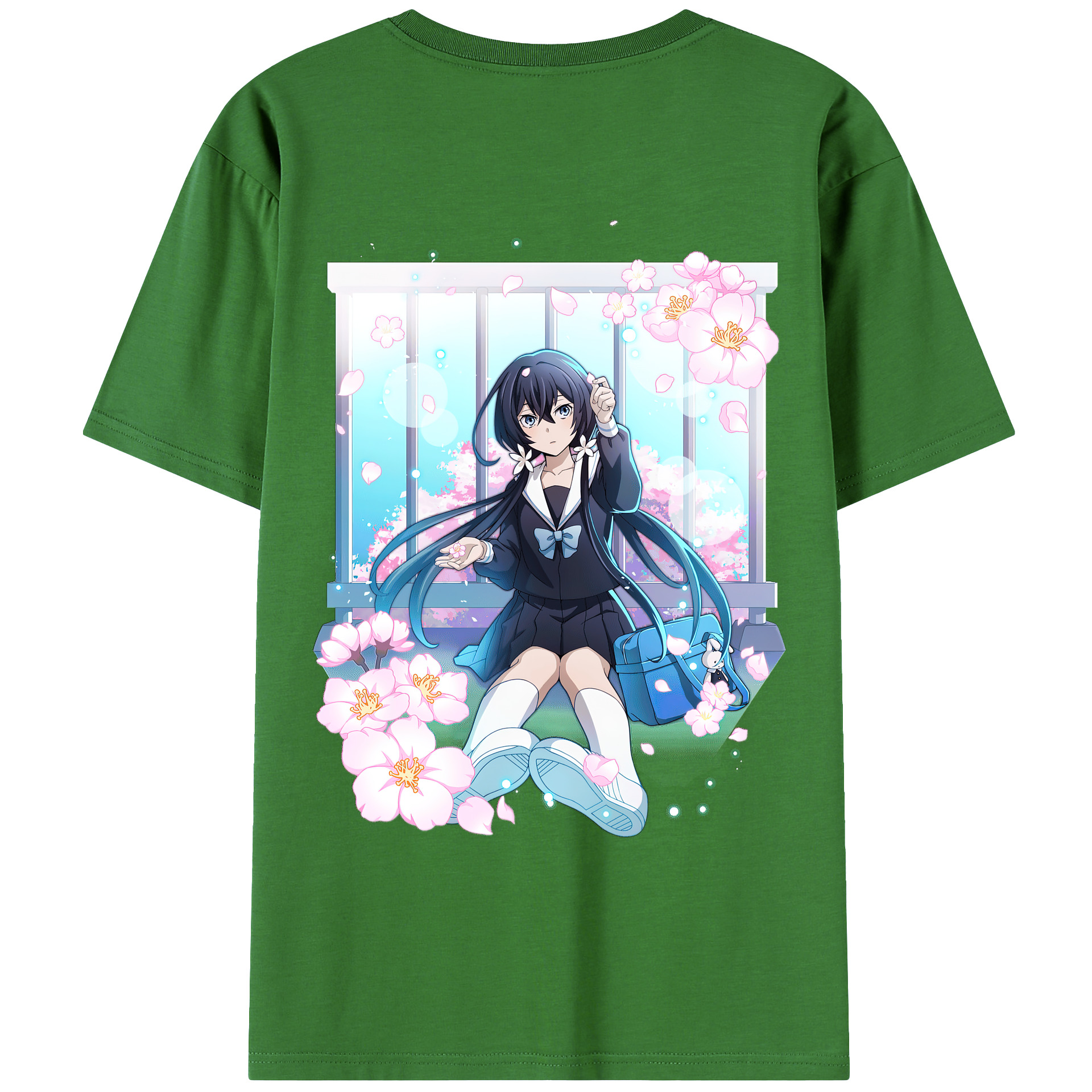 （画像用） 文豪ストレイドッグス Bungo Stray Dogs レディース半袖Tシャツ(バックプリント)